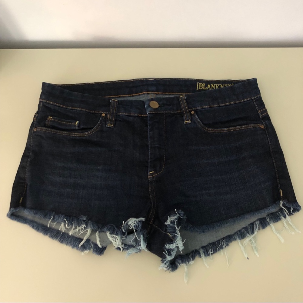 BlankNYC Dark Wash Denim Shorts